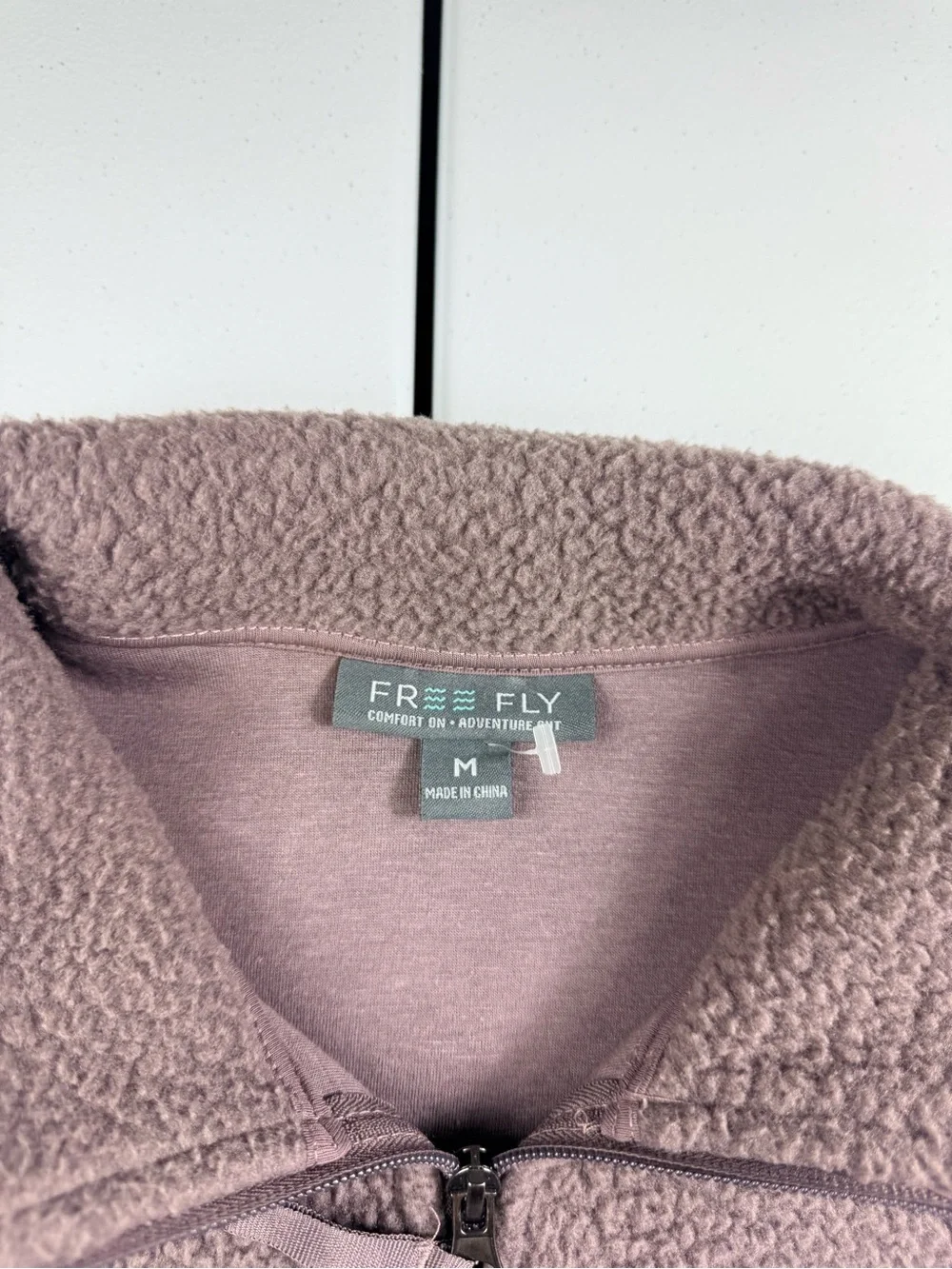 Free fly women’s Half-Zip Fleece Pullover - Dusty Mauve